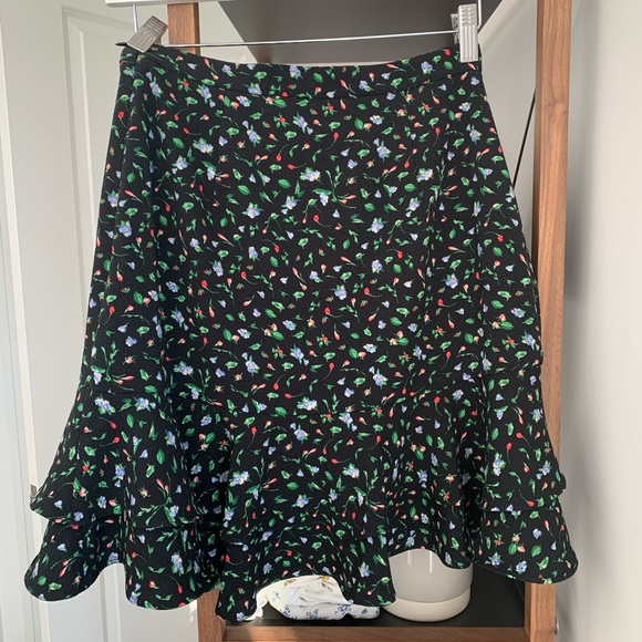 Club Monaco Faux Wrap Ruffle Mini Skirt - Picture 5 of 5